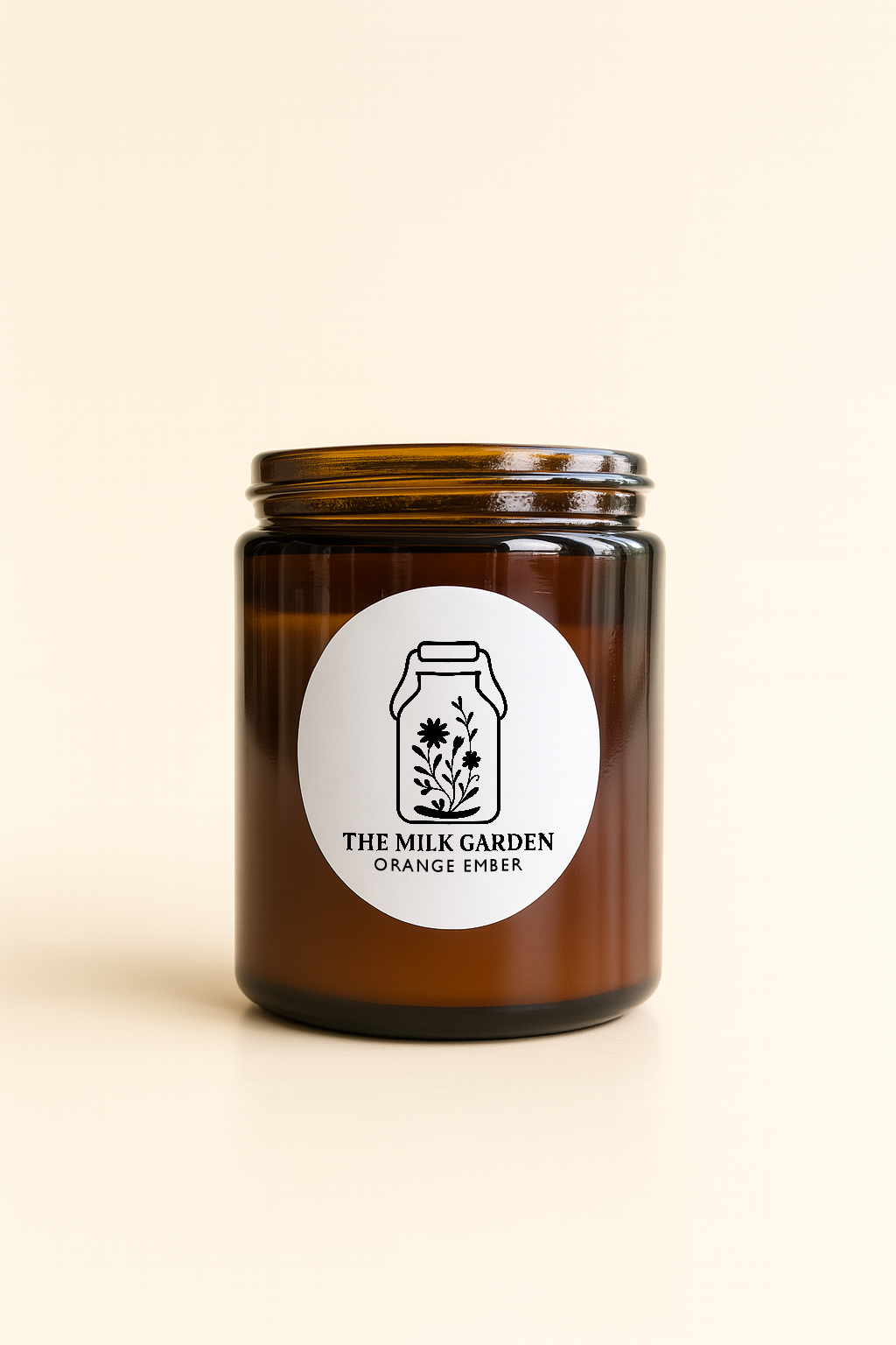 Tallow & Beeswax Candle | Orange Ember